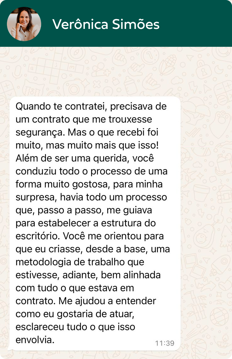 Depoimento de Veronica Simões